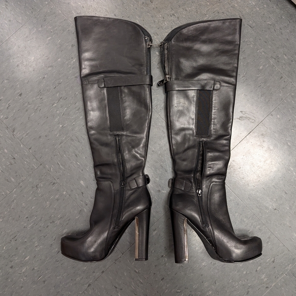 Guess Black Over the Knee Boots - Picture 1 of 6
